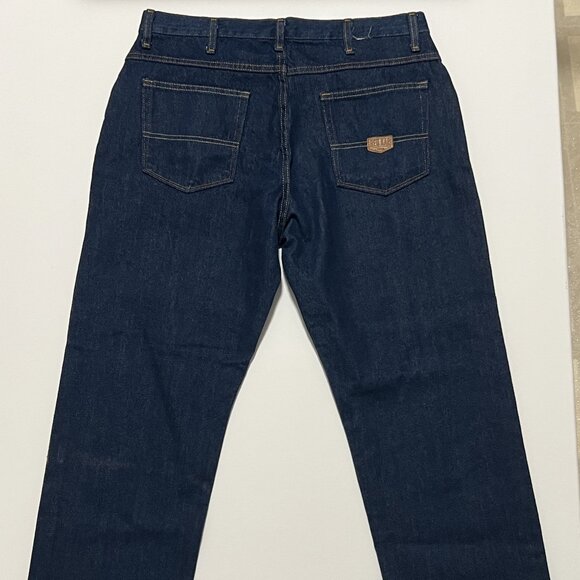 Red Kap Jeans Straight Leg Work Utility Dark Wash Denim Men's size 38x30 - Picture 4 of 6